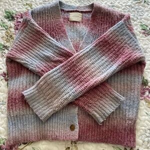 Striped Crochet Cardigan